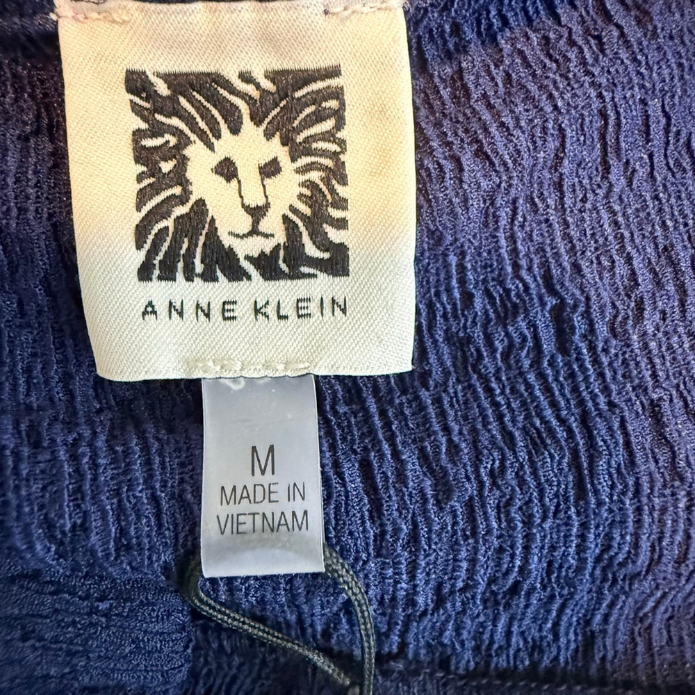 Women's Anne Klein Top, Size Unspecified, Blue - Picture 12 of 12